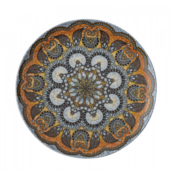 Arthur Krupp Mandala blau Speiseteller 27,5cm
