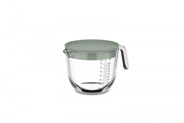 Mepal Messbecher mit Deckel CHEF IT Glas 1000ml Nordic Sage