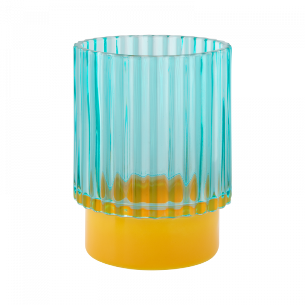 Remember Teelichtglas Lumi Blue