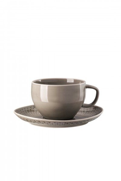 Rosenthal Junto Pearl Grey Cafe au lait 2tlg