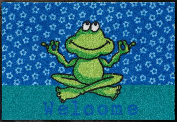 Efia Wohnmatte Yoga Frosch 50x75 cm