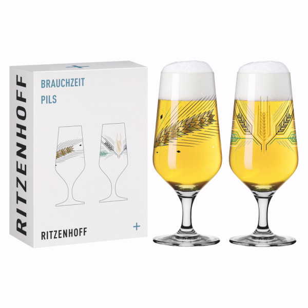 Ritzenhoff Pils 2er Set Brauchzeit 01