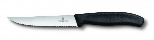 Victorinox Classic Gourmet Steakmesser schwarz 12 cm glatt