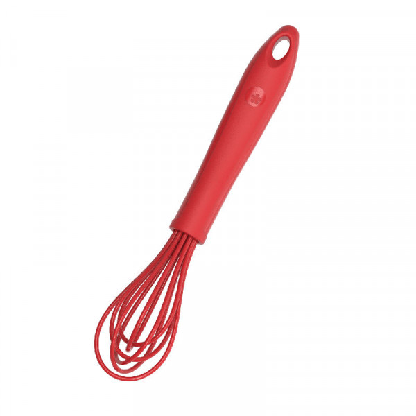 Kochblume Schneebesen klein M 22 cm rrrot