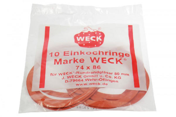 Weck Einkochringe 74x86 mm