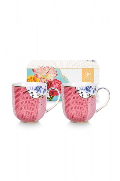 PIP Royal Pink Tassenset 260ml 2tlg.