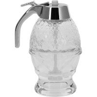 WMF Barista Sirup-/ Honigspender 240ml, Glas & Depot Vorratsdose Glas 1l, Höhe 21,5 cm, Vorratsglas mit Deckel, Kaffeebohnen Behälter, Müslidose