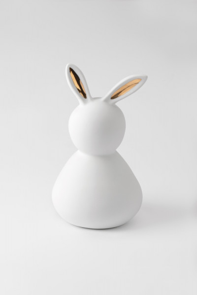 Räder Ostern Porzellanhase groß goldene Ohren
