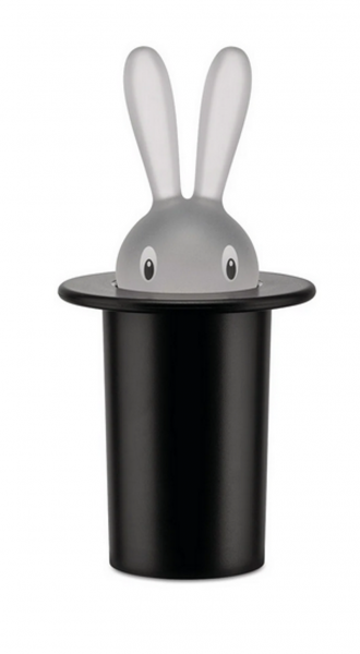 ALESSI Magic Bunny Zahnstocherbehälter Black