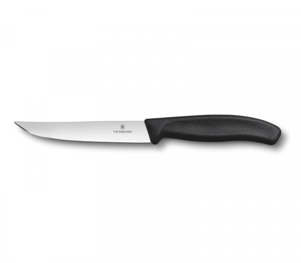 Victorinox Classic Gourmet Steakmesser schwarz 12 cm glatt 6.7903.12