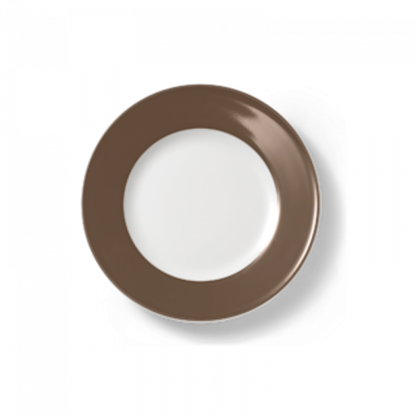 Dibbern Solid Color Chocolate Teller flach 21cm
