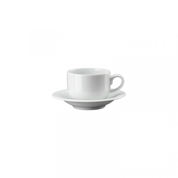 Rosenthal Casina weiß Kaffeetasse mit Untertasse 2tlg.