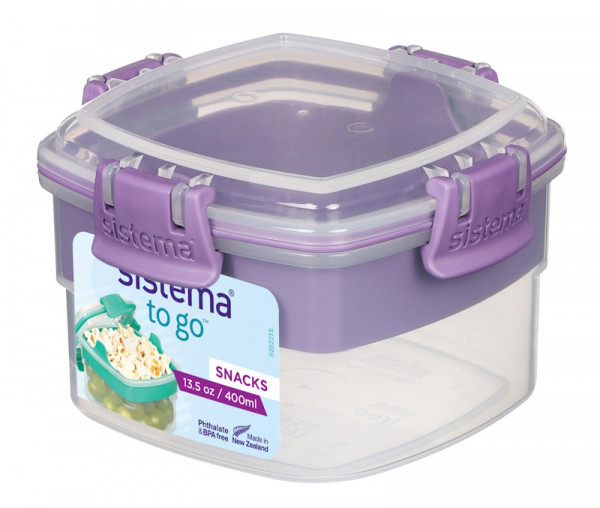  Sistema Snack to Go 450ml Mint, Lila, Navy 