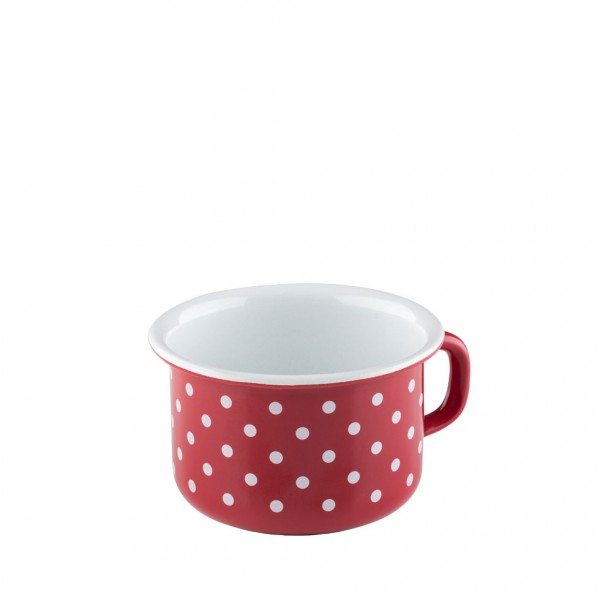 Riess Country Pünktchen rot Kaffeeschale 10 cm 