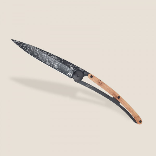 deejo Taschenmesser Wacholderholz Adler