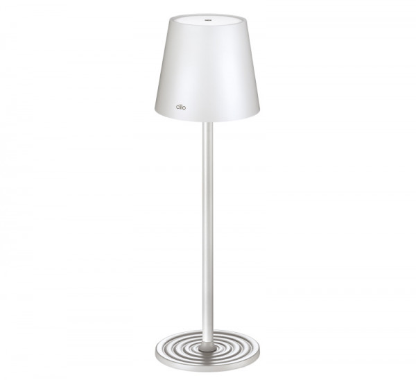 Cilio LED Tischlampe Sole weiß
