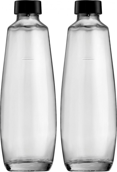 Sodastream Spülmaschinenfeste Glasflasche 1l 2er-Pack