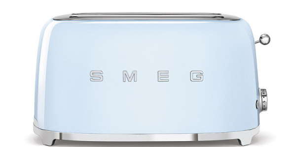 Smeg Toaster Langschlitz 4 Scheiben Pastellblau 50'S Retro Style