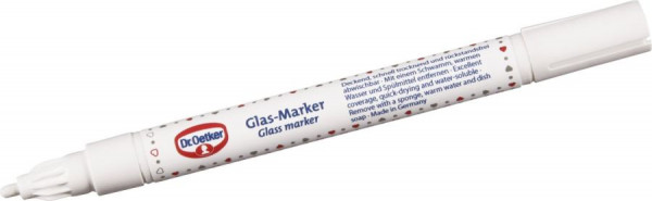 Dr. Oetker Glasmarker weiß