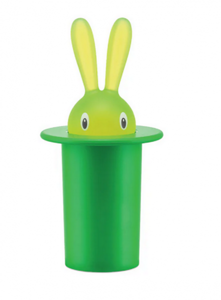 ALESSI Magic Bunny Zahnstocherbehälter Green