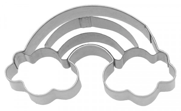 Birkmann Edelstahl Ausstechform Regenbogen 7 cm