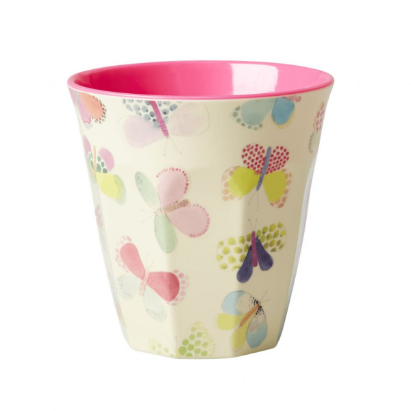 Rice Becher Medium Butterfly Melamin