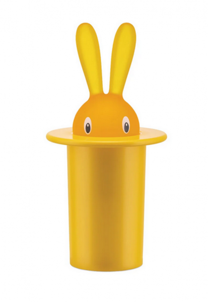 ALESSI Magic Bunny Zahnstocherbehälter Yellow