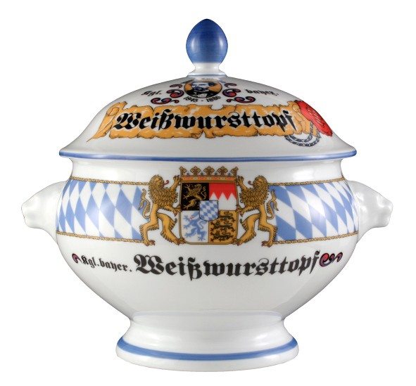 Seltmann Weiden Compact Bayern Löwenkopfterrine mit Deckel 2,10 l