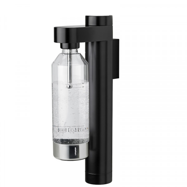 Stelton Wassersprudler Brus mit Wandhalterung Black