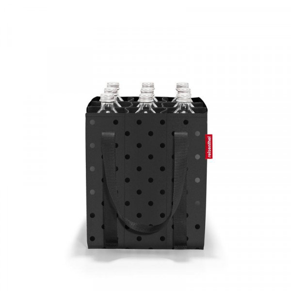 Reisenthel bottlebag glossy dots black