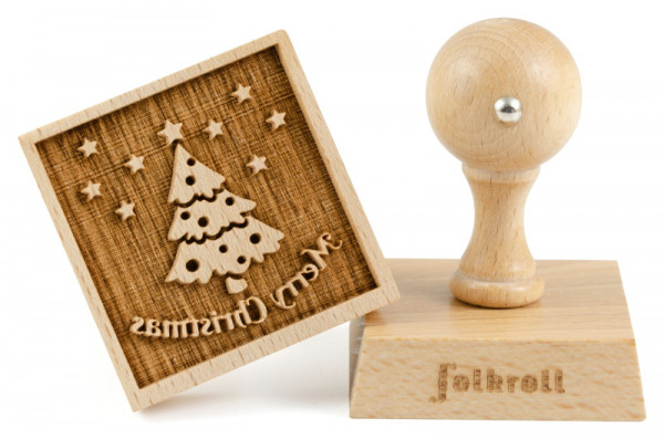 Folkroll Keksstempel Merry Christmas