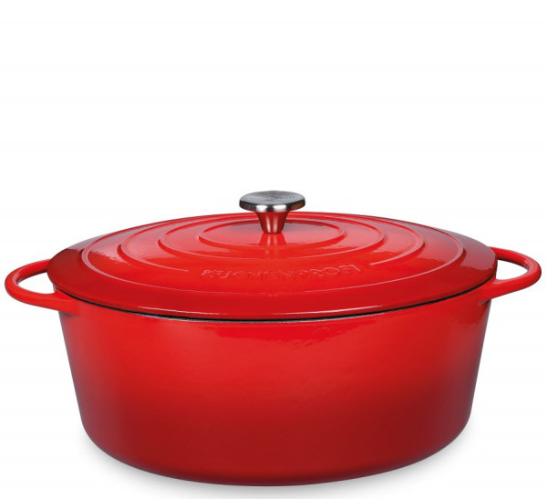 Küchenprofi Provence Bratentopf oval 40 cm classic red