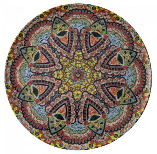 Arthur Krupp Mandala bunt Pizzteller 32cm