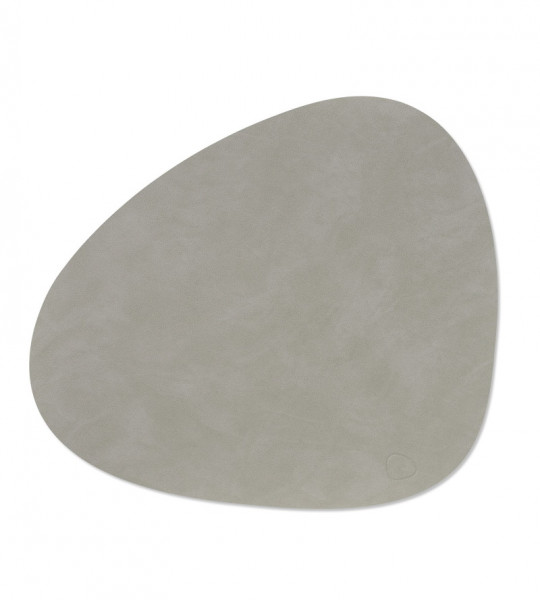 LindDNA Tischset Curve L Nupo Light Grey 37x44cm