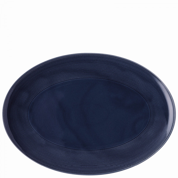 Thomas Loft Colour Deep Blue Platte 34cm oval flach