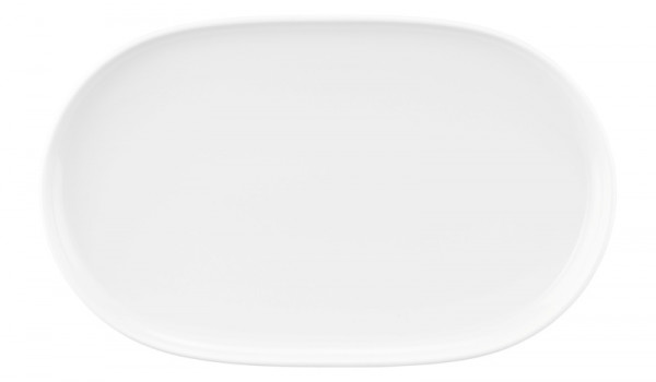Seltmann Weiden Sento weiß TellerServierplatte oval 33x20cm